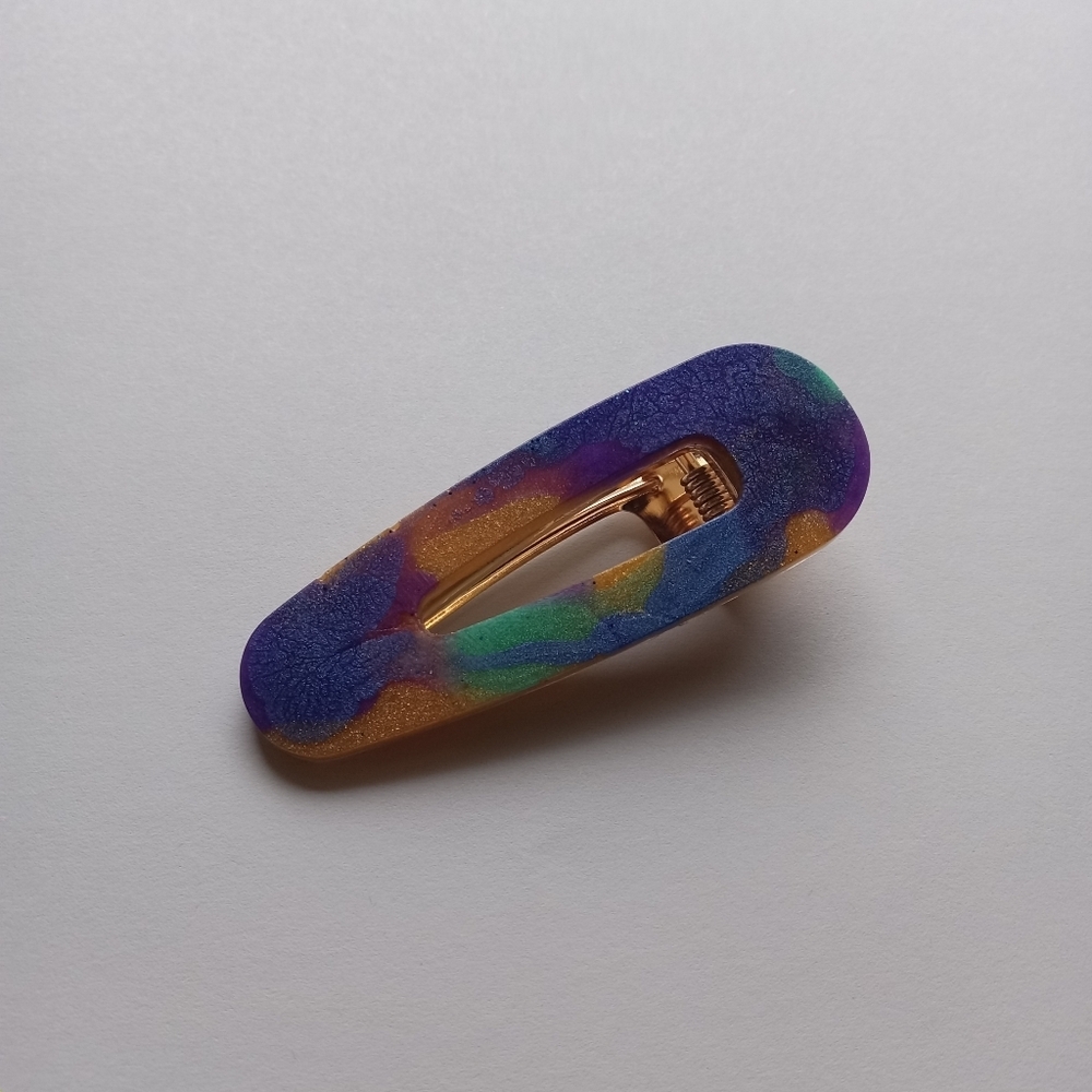 5/$25 Hand Crafted Multicolor Hair Clip